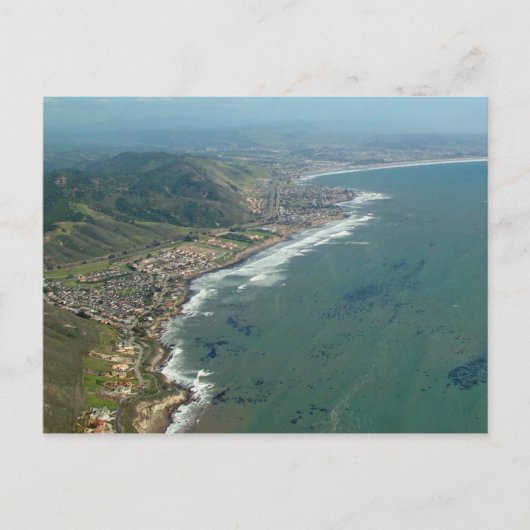Shell Beach/Pismo Beach Aerial Uitzicht Briefkaart (Voorkant)