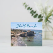 Shell Beach Travel Briefkaart (Staand voorkant)