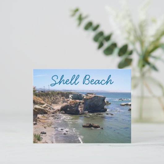 Shell Beach Travel Briefkaart (Staand voorkant)