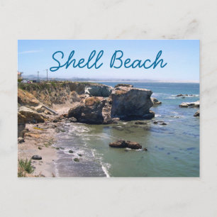 Shell Beach Travel Briefkaart
