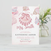 Shell binnenkort mevrouw Beach Zee Vrijgezellenfee Kaart (Staand voorkant)