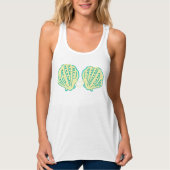 Shell Bra-Topjes Tanktop (Voorkant)