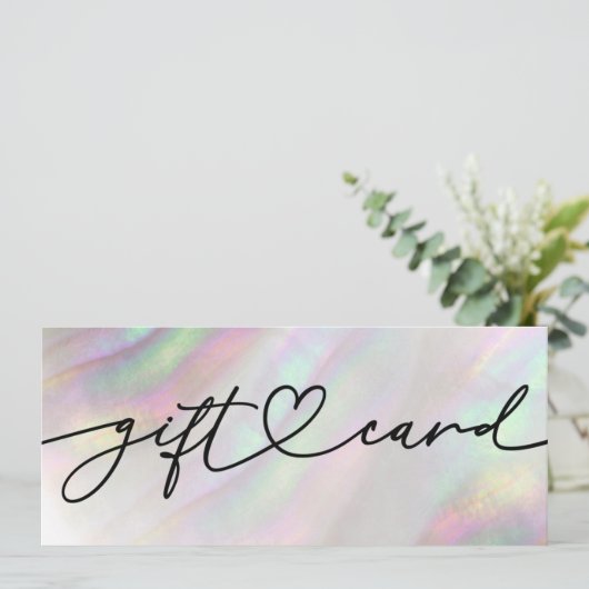 Shell cadeaubon (Staand voorkant)