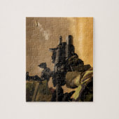 Shell Casing Fired van een M-4 rifle Legpuzzel (Verticaal)