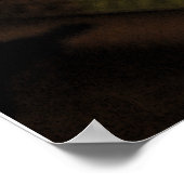 Shell Casing Fired van een M-4 rifle Poster (Hoek)