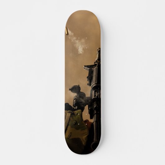 Shell Casing Fired van een M-4 rifle Skateboard (Voorkant)