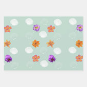 "Shell-Celebration" Kuststrand Feestthema Inpakpapier Vel (Voorkant 3)