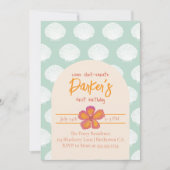 "Shell-Celebration" Kuststrand Feestthema Kaart (Voorkant)