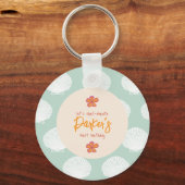 "Shell-Celebration" Kuststrand Feestthema Sleutelhanger (Voorkant)