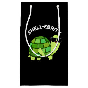 Shell-celebrity Funny Celebrity Tortoise Pun Dark  Klein Cadeauzakje