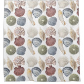Shell Coastal Shower Curtain Douchegordijn (Voorkant)