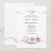 Shell Collectie Invitation Kaart (Voorkant / Achterkant)