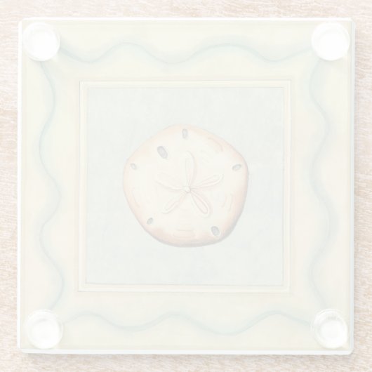 Shell Collector Glazen Onderzetter (Achterkant)