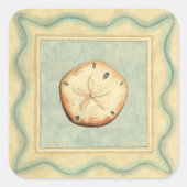 Shell Collector Vierkante Sticker (Voorkant)