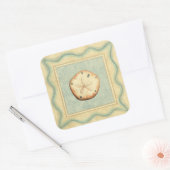 Shell Collector Vierkante Sticker (Envelop)