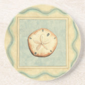 Shell Collector Zandsteen Onderzetter (Voorkant)