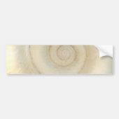 Shell - Conchologie - White Spiral Bumpersticker (Voorkant)