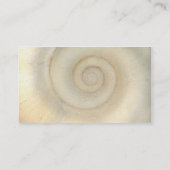 Shell - Conchologie - White Spiral Visitekaartje (Achterkant)