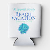 Shell Custom Beach Cruise Reunion Vakantie Blikjeskoeler (Voorkant)