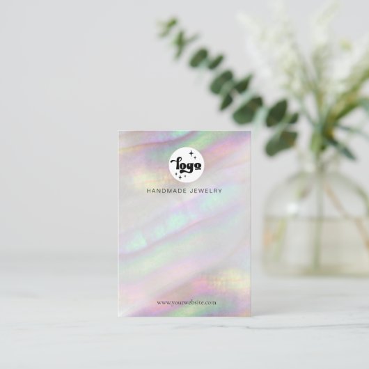 Shell Design Display Card Visitekaartje (Staand voorkant)