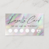 Shell Design Loyalty Card Visitekaartje (Voorkant)