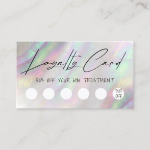 Shell Design Loyalty Card Visitekaartje