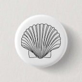 Shell Design Ronde Button 3,2 Cm (Voorkant)