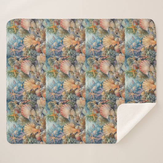 Shell Design Sherpa Blanket Sherpa Deken (Voorkant (horizontaal))