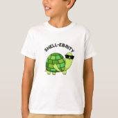 Shell-ebrity Funny Celebrity Tortoise Pun T-shirt (Voorkant)