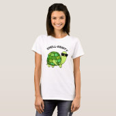 Shell-ebrity Funny Celebrity Tortoise Pun T-shirt (Voorkant volledig)