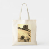 Shell en Tower, Gozo, Malta Tote Bag (Achterkant)