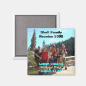 Shell Familie Reünie 2008 Magneet (Voorkant / Achterkant)