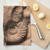 Shell Fossils Theedoek (Quarter Fold)