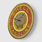 Shell Gasoline Sign. on a Grote Klok (Hoek)