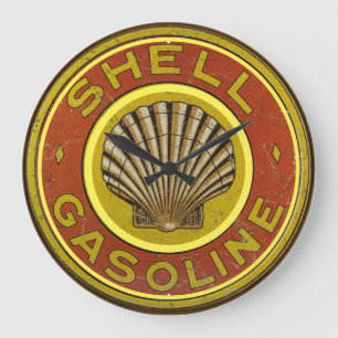  Shell Gasoline Sign. on a Grote Klok