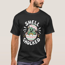 Shell geschokt t-shirt