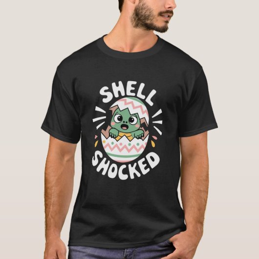 Shell geschokt t-shirt (Voorkant)