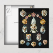 Shell-gezichten Briefkaart (Voorkant / Achterkant)