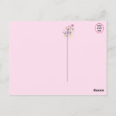 Shell Ginger Flowers Floral Briefkaart (Achterkant)