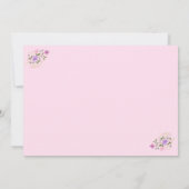 Shell Ginger Flowers Floral Briefkaart (Achterkant)