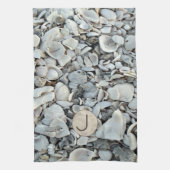 Shell Haven Initiaal Patroon Theedoek (Verticaal)