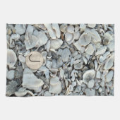 Shell Haven Initial Pattern Theedoek (Horizontaal)