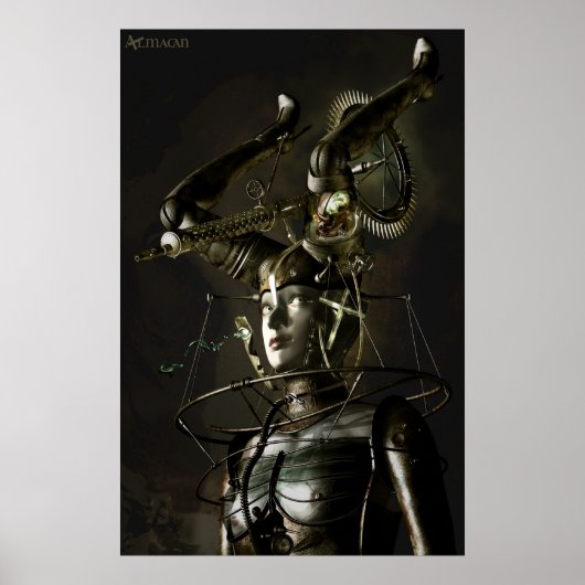 Shell in de duisternis poster (Voorkant)