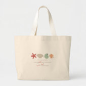 Shell in Pocket Grote Tote Bag (Voorkant)