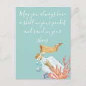 Shell in uw proefthema voor zakdoekjes briefkaart (Voorkant)