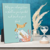 Shell in uw proefthema voor zakdoekjes fotoplaat (Zijkant)