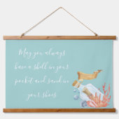 Shell in uw proefthema voor zakdoekjes hangend wandkleed (Voorkant)