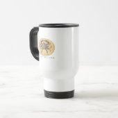 Shell Island Crab Travel Mug Reisbeker (Voorkant links)
