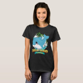 SHELL ISLAND FLORIDA Cute Baby Dolphin Beach Souve T-shirt (Voorkant volledig)