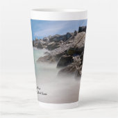 Shell Island Rotsen En Golven Latte Mok (Voorkant)